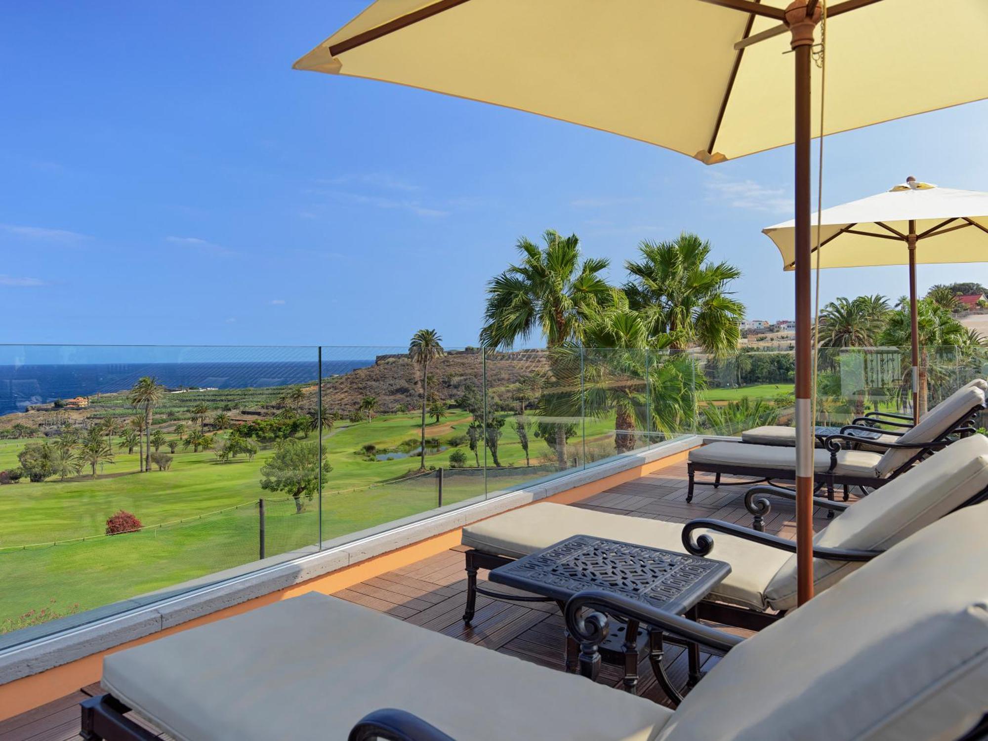 Hotel Hacienda Del Conde Melia Collection Golf & Spa - Adults Only Buenavista Del Norte Luaran gambar View from the rooftop